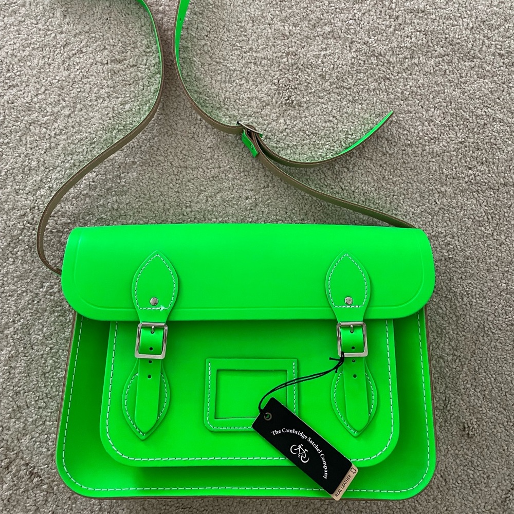 Bright Neon Green The Cambridge Satchel Company